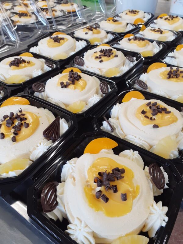 Bavarois 1 persoons bakje in diverse smaken.